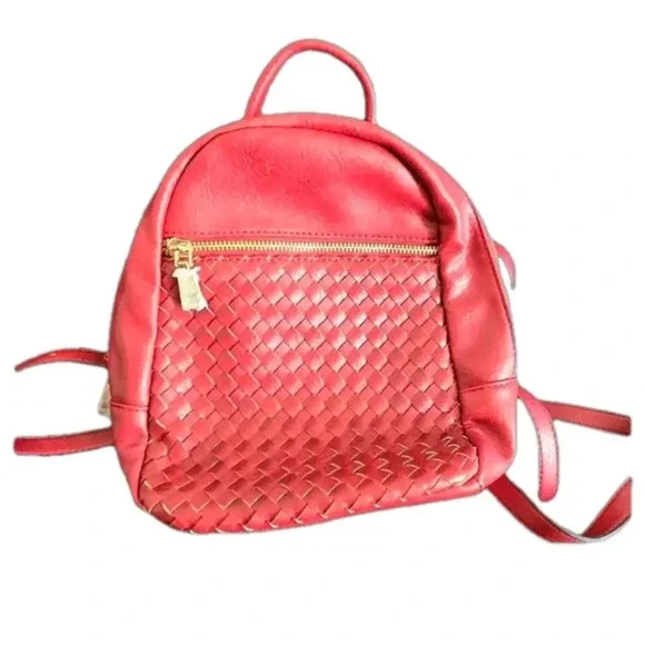 Quilted Zipper Small Backpack - Picture 1 of 8